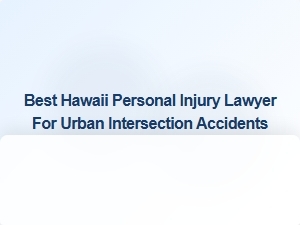 Top Hawaii Lawyer for Urban Intersection Collision Claims